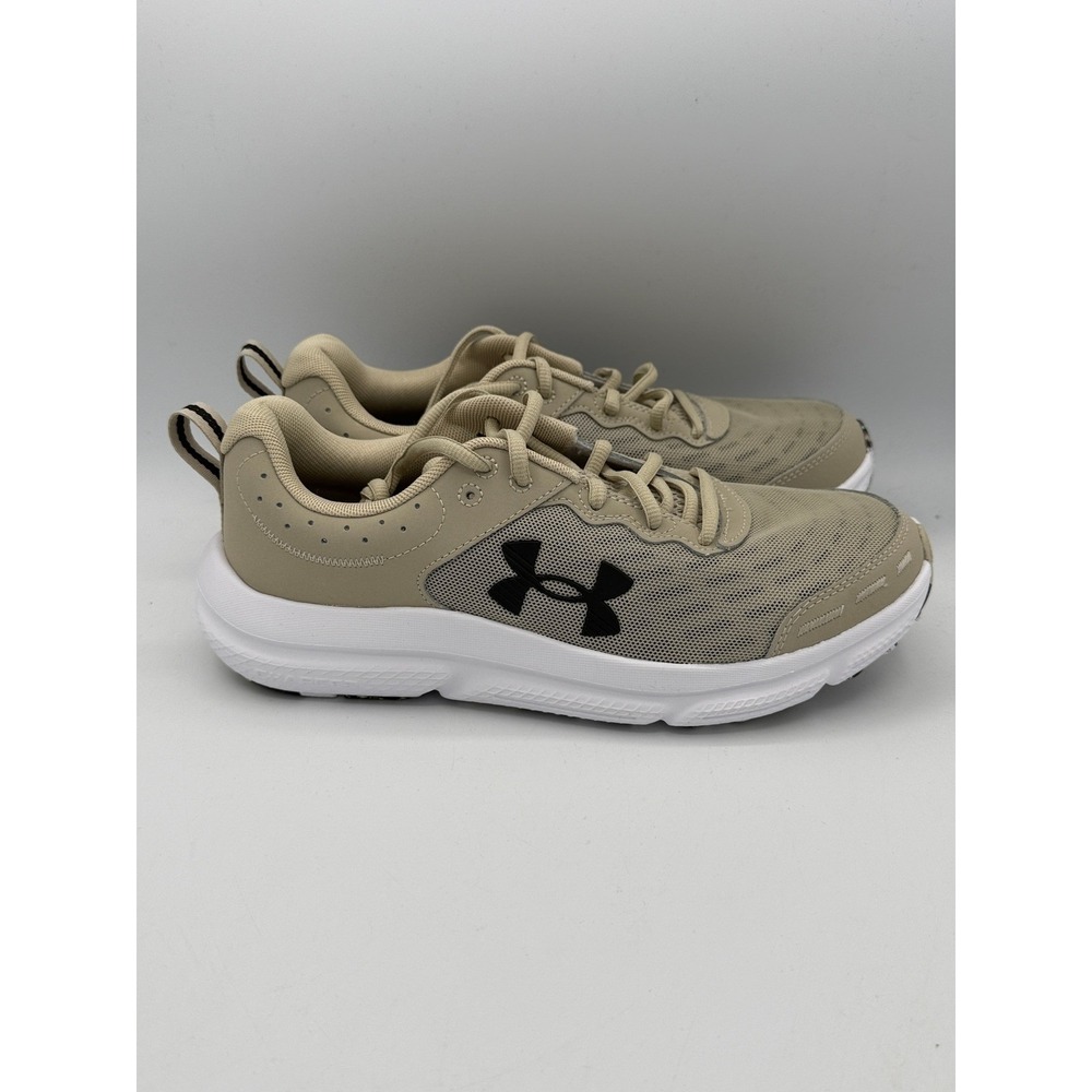 Under Armour Charged Assert 10 Shoes Mens 8 Brown Tan Running 3026175-289